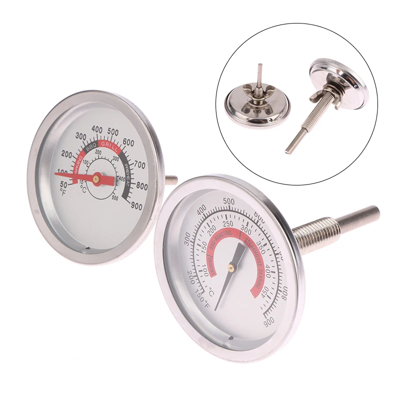 Stainless Steel BBQ Thermometer Meat Thermometer Temperature Meter Bbq Food Cooking Meat Gauge Kitchen Tools