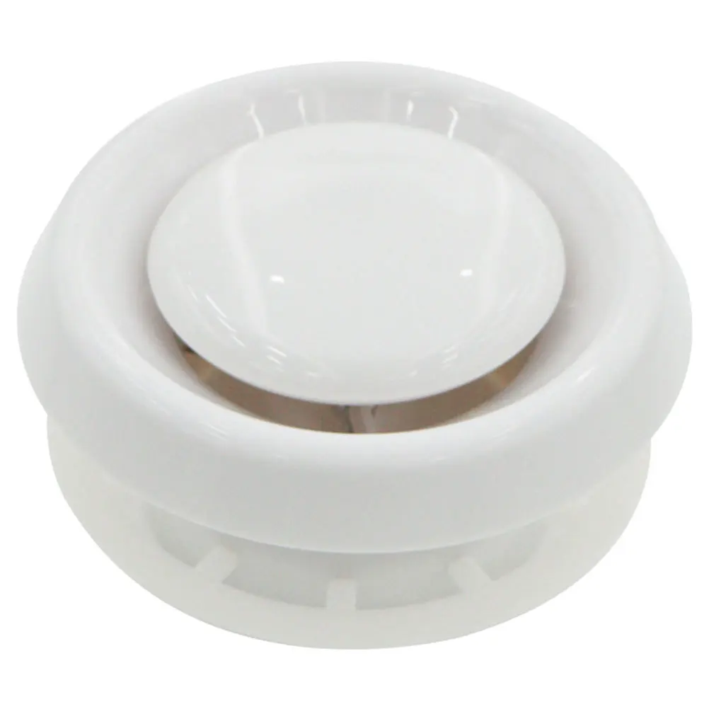 

4 Inch Adjustable Round Air Duct Vent Cover Ceiling Diffuser For Inline Duct Fan Bathroom Exhaust Grille Abs Lightweight Easy