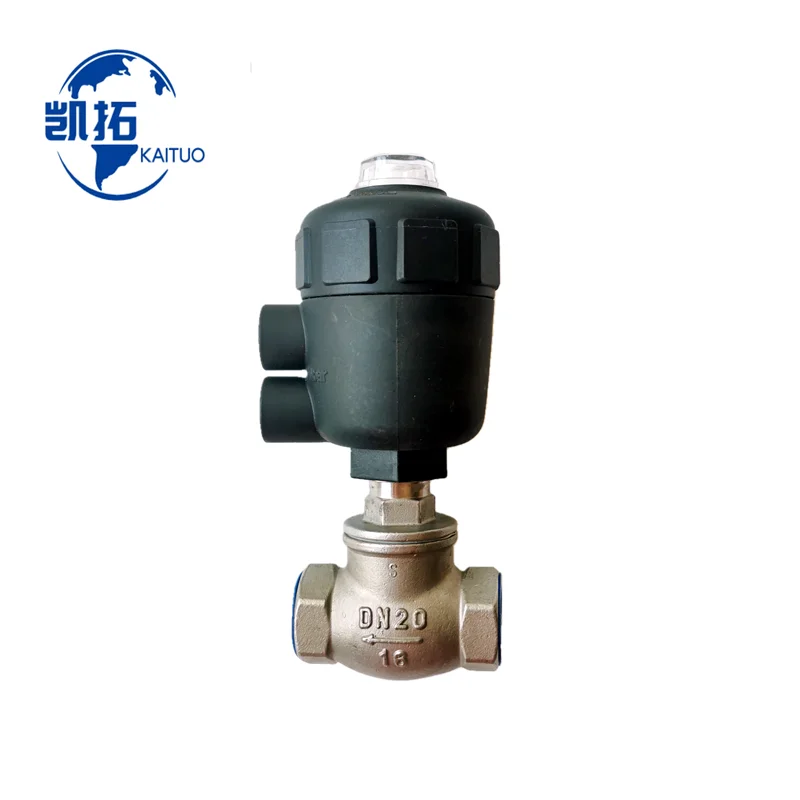 

Pneumatic T-type Straight Through Valve DN20 Normally Closed for Air Compressor Parts