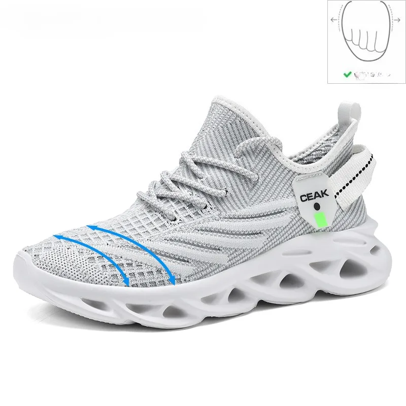 Neue Herren-Alltagsmode, lässige, weiche und bequeme Herren-Outdoor-Sportschuhe, leichte, verbreiterte Herren-Laufschuhe