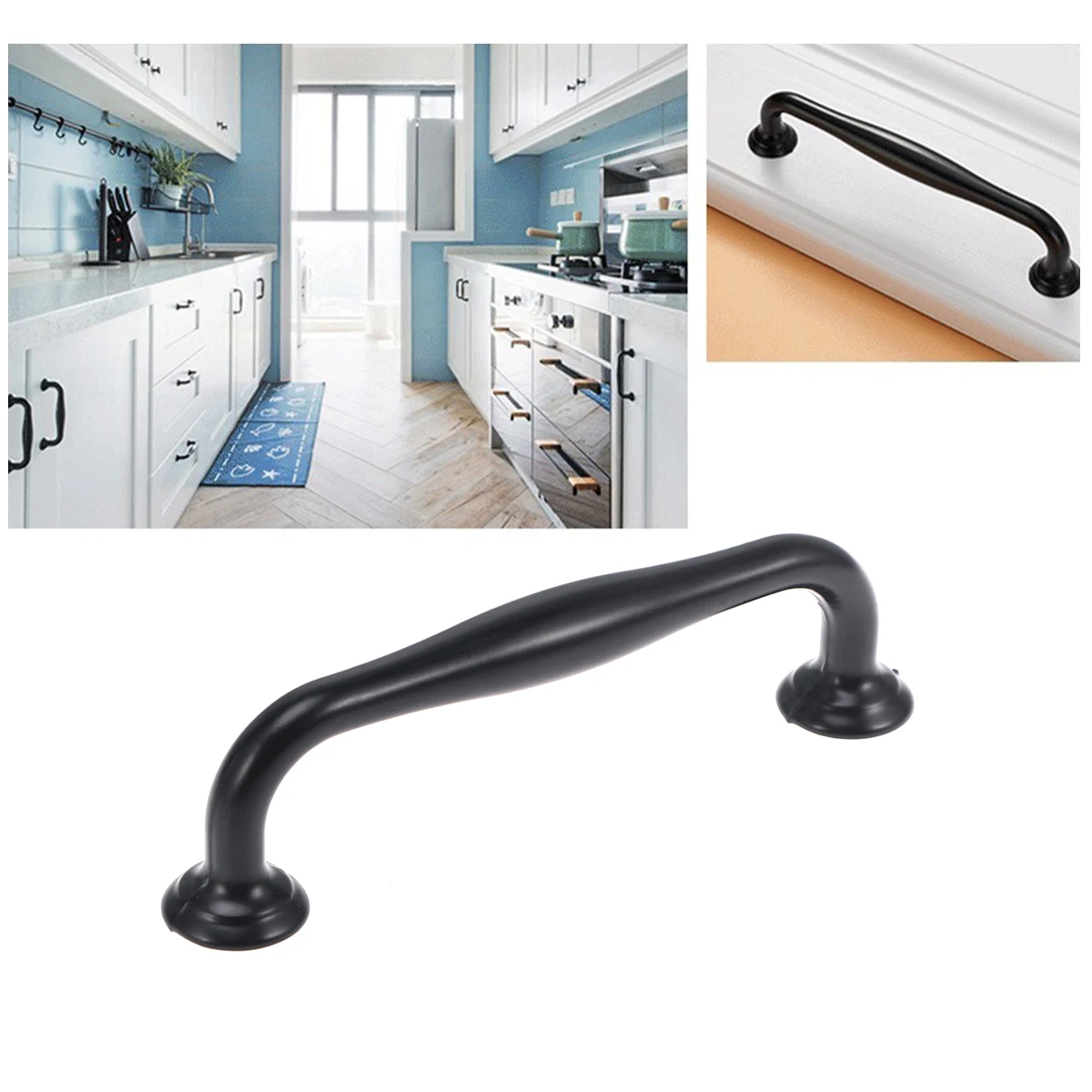 

Drawer Pulls Door Knob Furniture Handles Door Hardware Aluminum Durable Cabinet Knob Rustproof
