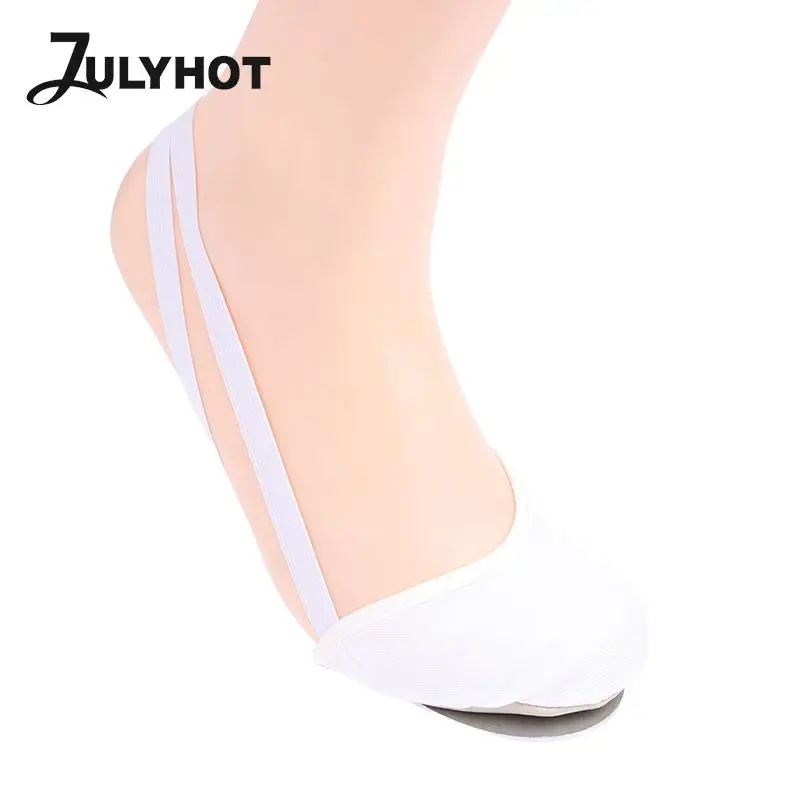 1Pair half length rhythmic gymnastic shoes Sheepskin soft bottom child adult Gymnastics dance Shoes dancing Soft Half Shoes