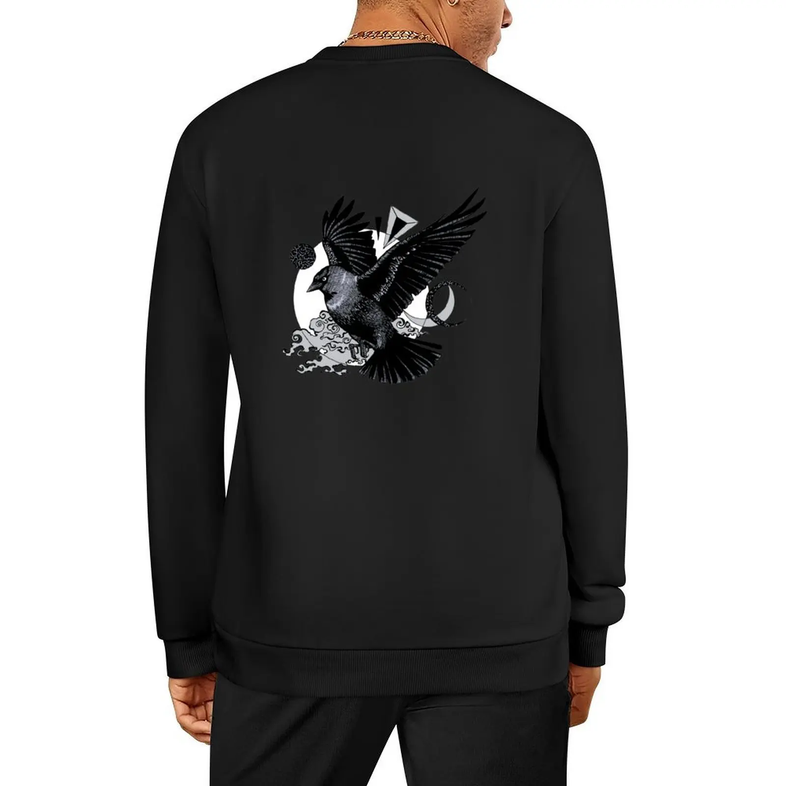 

Jackdaw Pullover male clothes anime clothes winter clothes autumn jacket men hooded sweatshirts