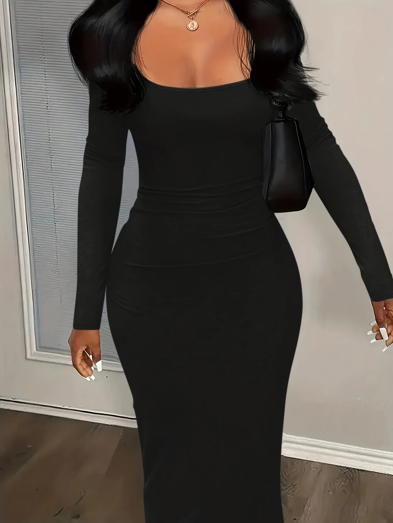 #18 Trending Long Sleeve Wrap Dress Right Now