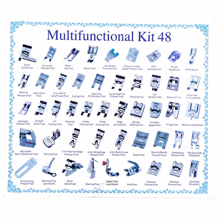 ブラザーシンガージャノム-家庭用かぎ針編みミシン,32/42/48/52ピースの日曜大工キット,すくい縫い