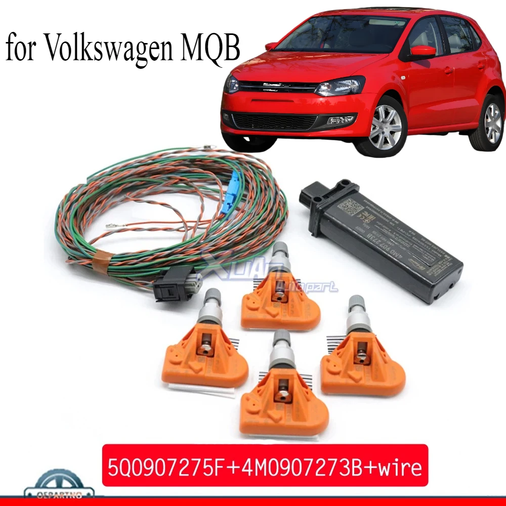 

5Q0907275F 5Q0907273B Car TPMS Tire Pressure Sensor for Volkswagen MQB Polo Beetle Golf Tiguan Sharan Passat CC Audi A3