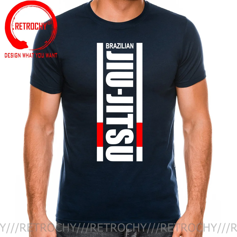 Brazilian Jiu Jitsu Shirt Black Belt MMA Cage Fighter Men T-Shirt Cotton Mens Tshirt Fashionable Tops Shirt Funny Street BJJ Tee