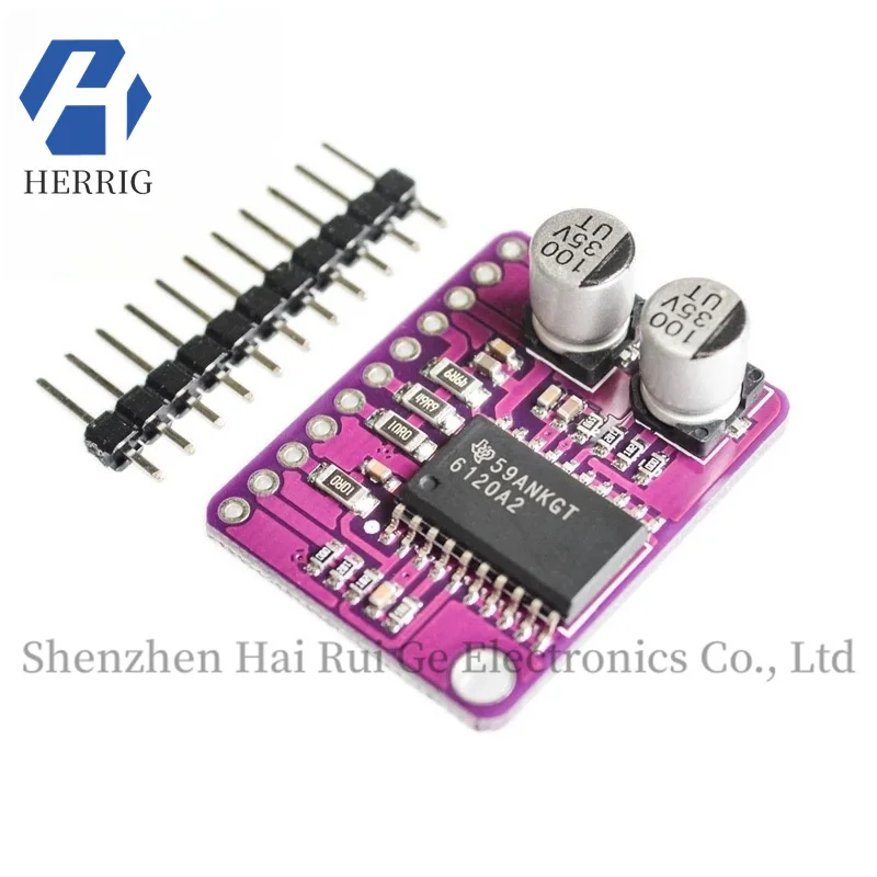 1PCS/LOT MCU-612 Hi-Fi Stereo Headphone Amplifier Low Power Audio Amplifier TPA6120