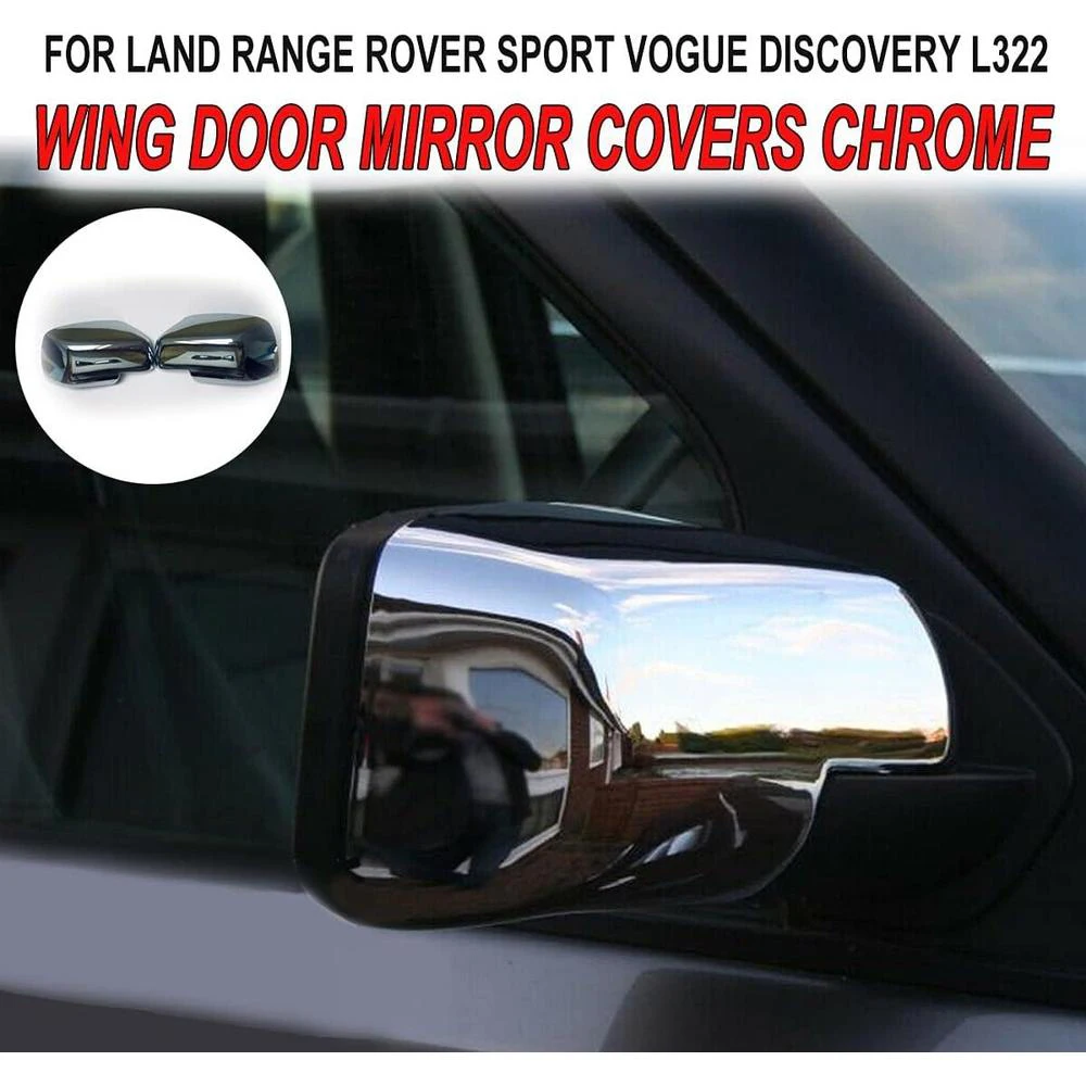 

1 Pair of Mirror Covers (Right + Left) fit for Land Rover Discovery 2004-2009, Land Rover Freelander 2 2006-2009