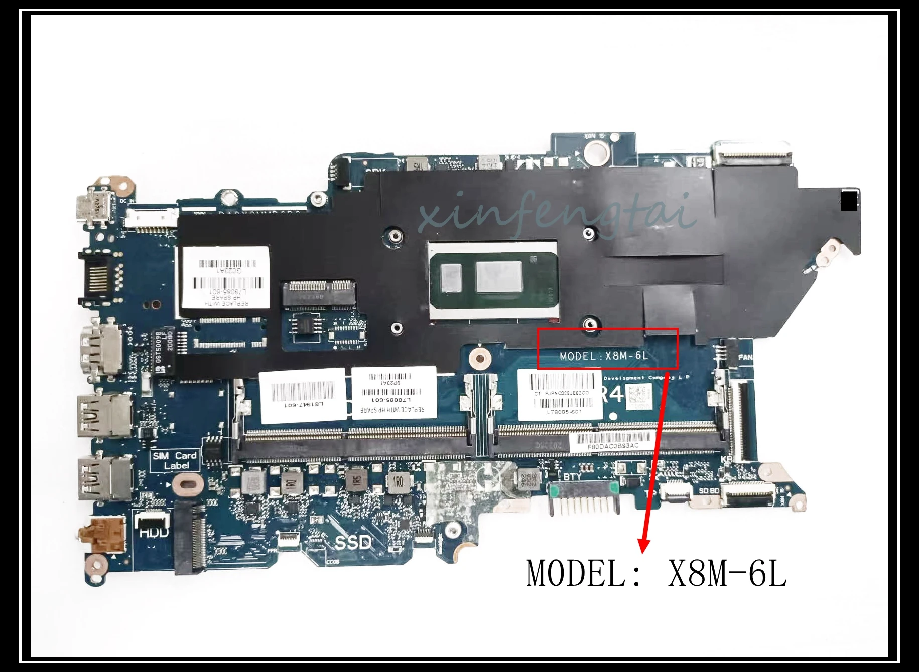 Für HP ProBook 440 G7 450 G7 Laptop Motherboard DA0X8MMB6D0 DDR4 UMA Mit i3 i5 i7 10th gen CPU 100% Test Arbeit