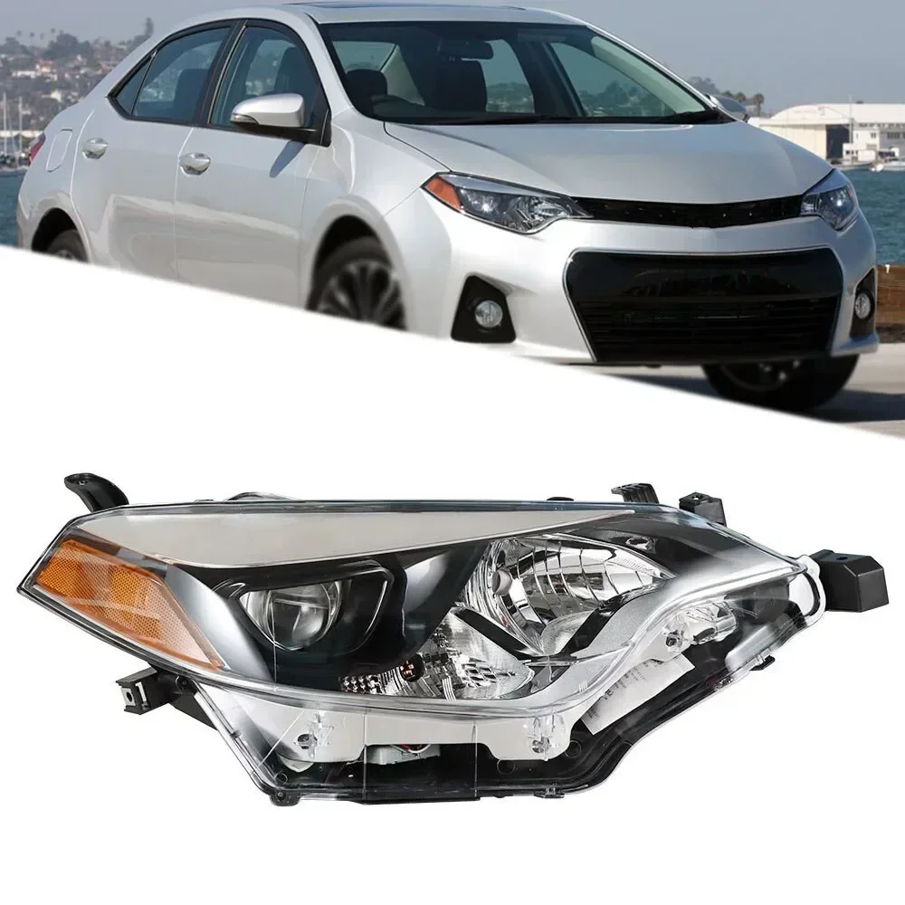 

Headlight Assembly Fit For Toyota Corolla 2014-2016 RH/Passenger Side Halogen