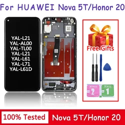 6.26 ''Test Für Huawei Honor 20 Honor20 LCD Display Touchscreen Digitizer Montage Ersatz Für Huawei Nova 5T Nova 5T LCD