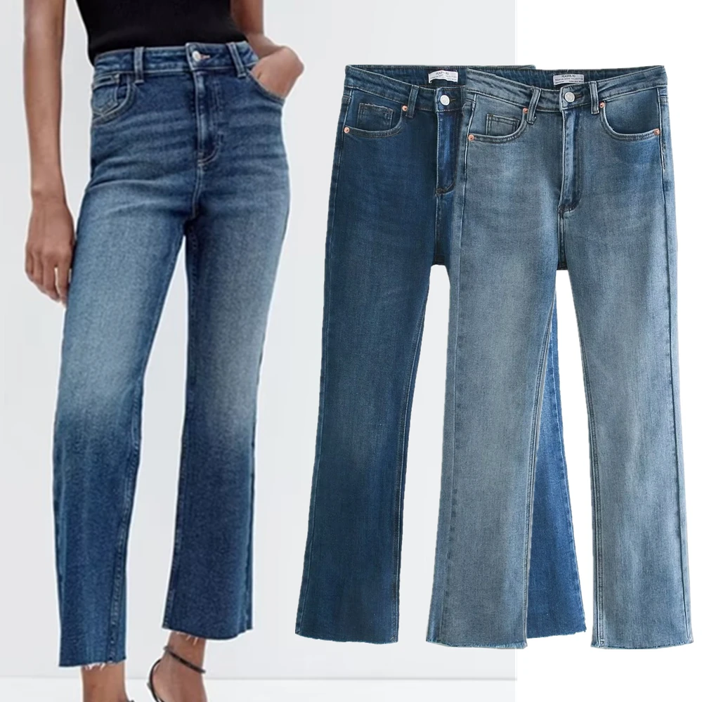 

Jenny&Dave Fashion Ladies High Waist Straight Jeans Women Mom Jeans Women England Style Casual Commuting Denim Pants