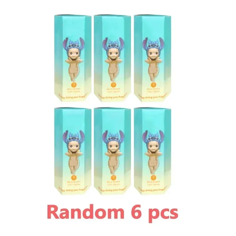 S Angel Stitch Series Blind Box personaggio Kawaii Cartoon Surprise Box Toy Regali per bambini Stitch Blind Box Regali di Natale