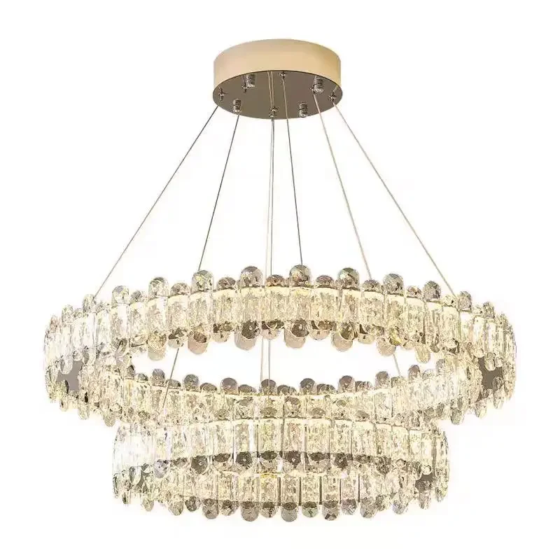 

Nordic modern light luxury crystal lamp simple creative art decorative chandelier
