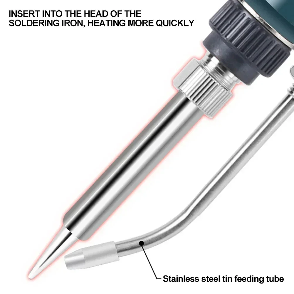 Soldering Iron Kit 220/110V Corded Electric Welding Gun with Welding Wire One-handed Operation for Soldering Circuit Boards Elec
