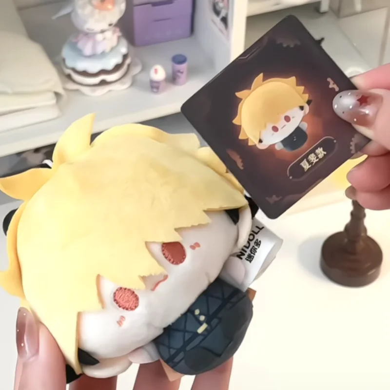 

Плюшевая подвеска-миникукла Link Click Blind Box: Аниме-персонаж Лу Гуан, круглая мягкая кукла для коллекции фанатов, украшение для рабочего стола