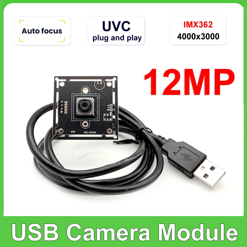 

NEOCoolcam HD 12MP IMX362 USB-модуль камеры с автофокусом 4K IMX179 Объектив без искажений UVC OTG Plug and Play Usb Video WebCam