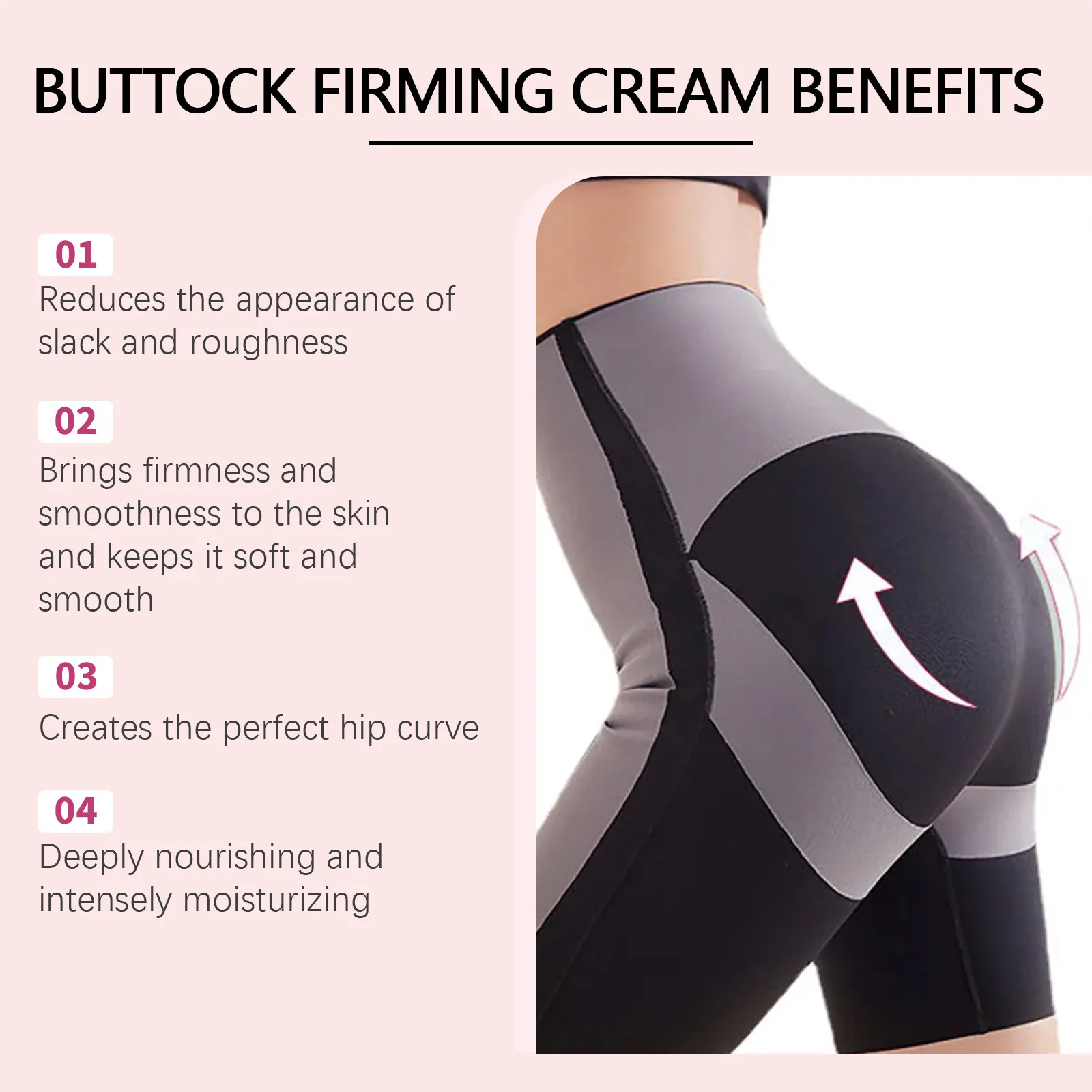 Buttock Firming Cream Lifting up Butt Firming Enhance Hip Growth Tightening Ass Shaping Anti Sagging Buttock Enlargement Cream