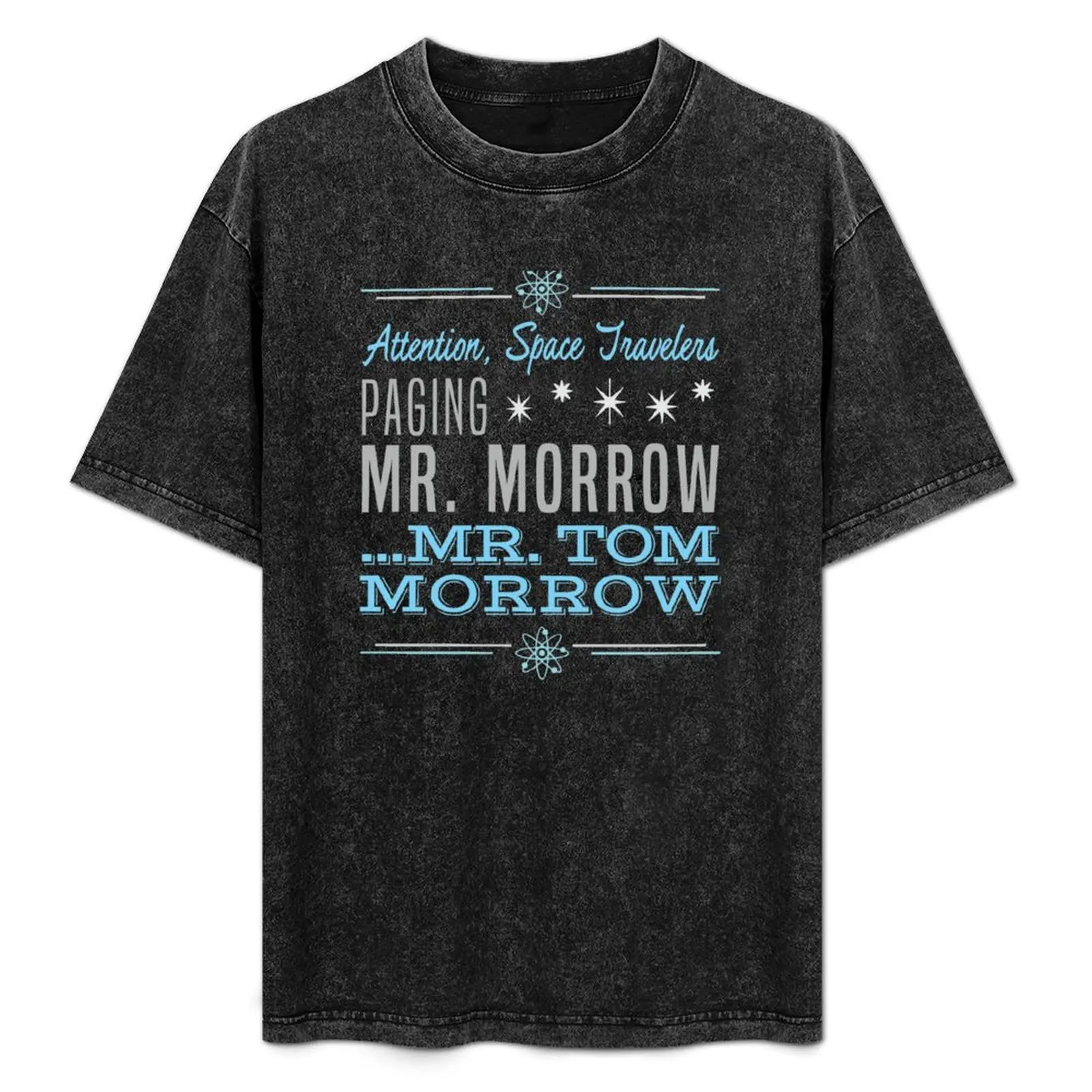 Paging Mr. Morrow T-Shirt plus size clothes summer top anime shirts men