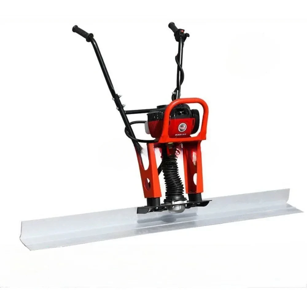 Concrete gasoline vibrating ruler cement pavement electric vibrating  flat ruler smoothing machine leveling