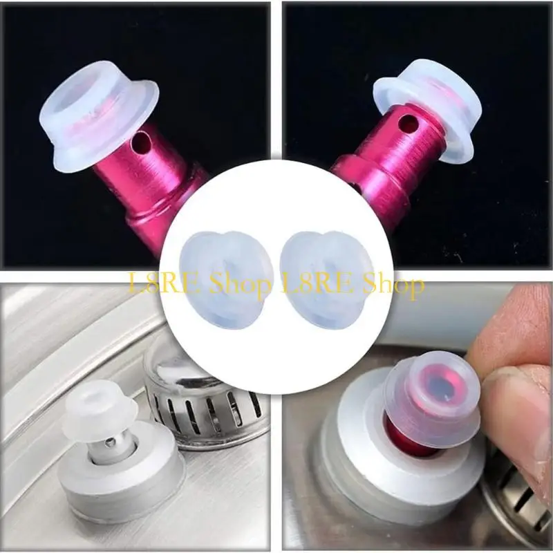 L8RE 15PCS استبدال البديل العالمي الصمامات العائمة حشيات السيليكون الضغط الكهربائي
