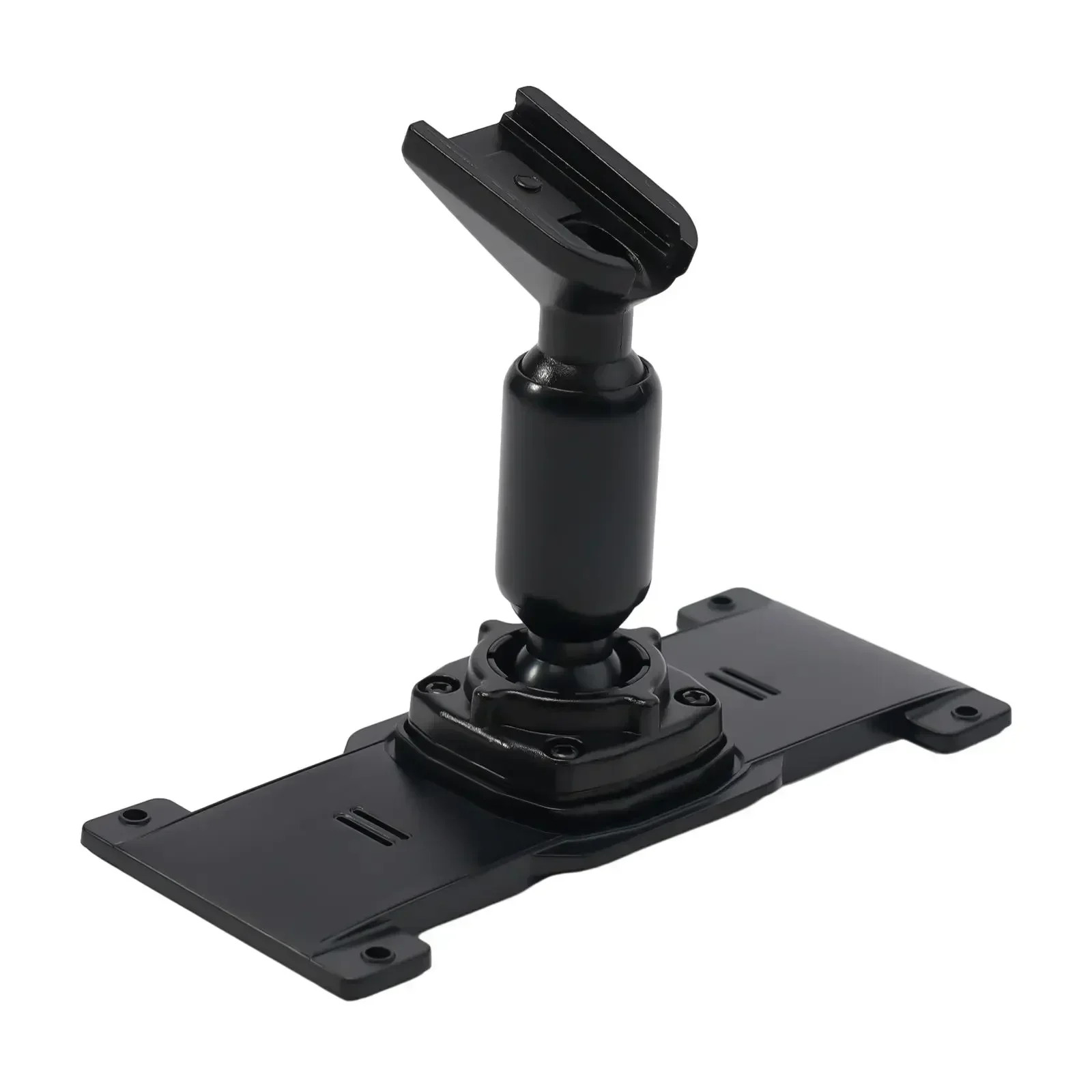 

1pc Rear View Mirror Metal Back Plate Panel+Mirror Dash Cam Mount With Screws Bag Only For Car DVR Fit 13.5 X 5.9cm Screw Hole