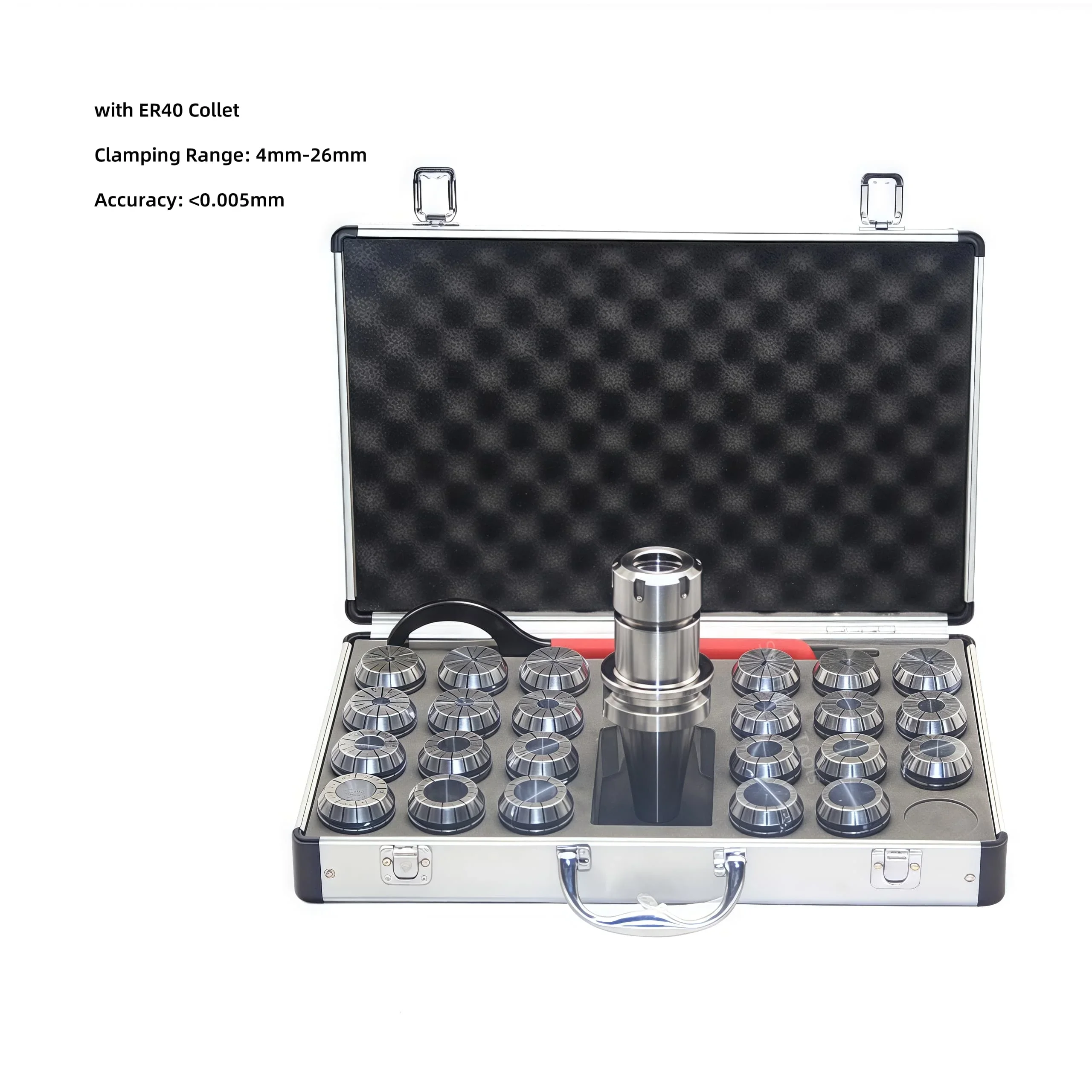 2026 High Quality 23PCS BT40 ER40 Tool Holder Set ER Collet for CNC Milling Machine Tools Accessories