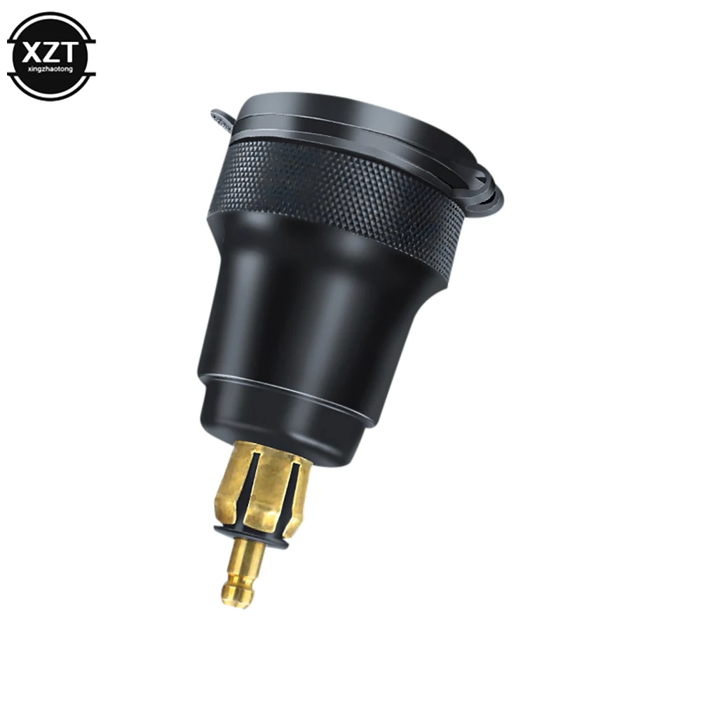 Cargador de motocicleta para coche, adaptador de carga de aleación de aluminio, doble USB, PD, 12-24V, QC3.0, accesorios para coche BMW, nuevo