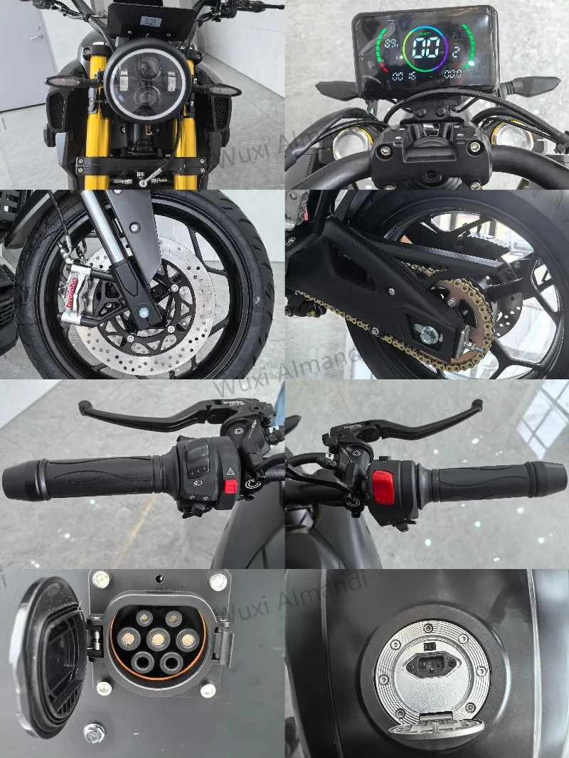 2025 نمط جديد 2025 الدراجة النارية الكهربائية الجديدة عالية الطاقة تدعم محرك مخصص 2000 واط 3000 واط 5000 واط 7000 واط 10000 واط بطارية 40A-