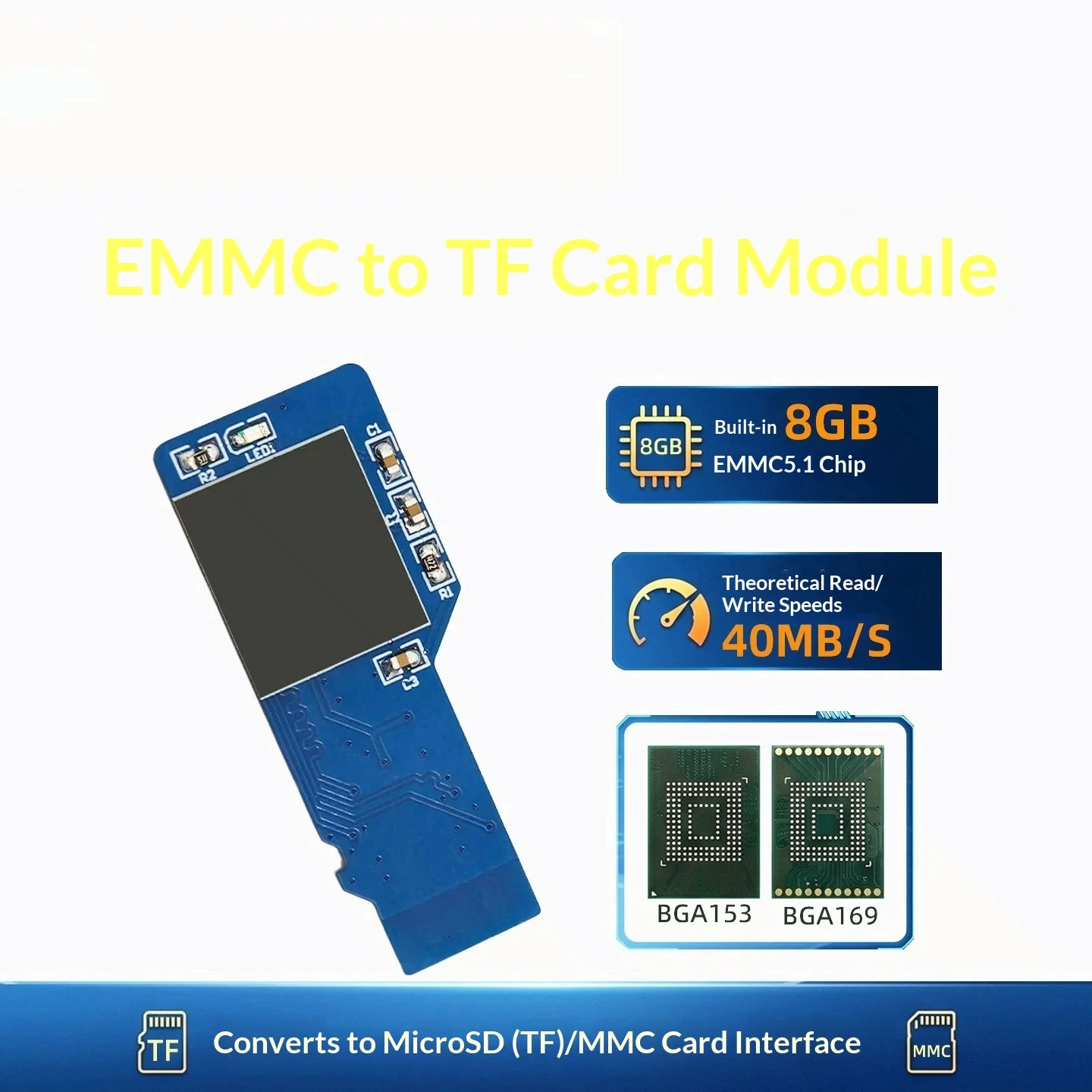 modulo-da-emmc-a-scheda-tf-bga153-bga169-a-scheda-micro-sd-mmc