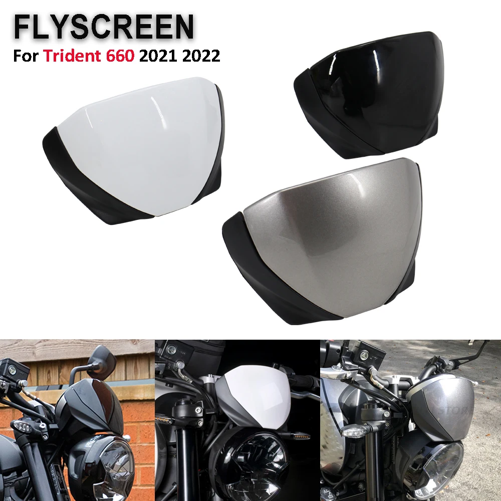 

For Trident 660 For TRIDENT660 2021- Flyscreen NEW Motorcycle Front Screen Lens Windshield Fairing Windscreen Deflector