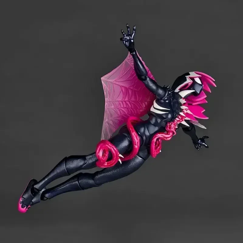 NUOVO KO Symbiote Gwenom Action Figure Kaiyodo Revoltech Incredibile Yamaguchi Gwenom Velenizzato Gwen Stacy Anime Modello Regalo Giocattoli