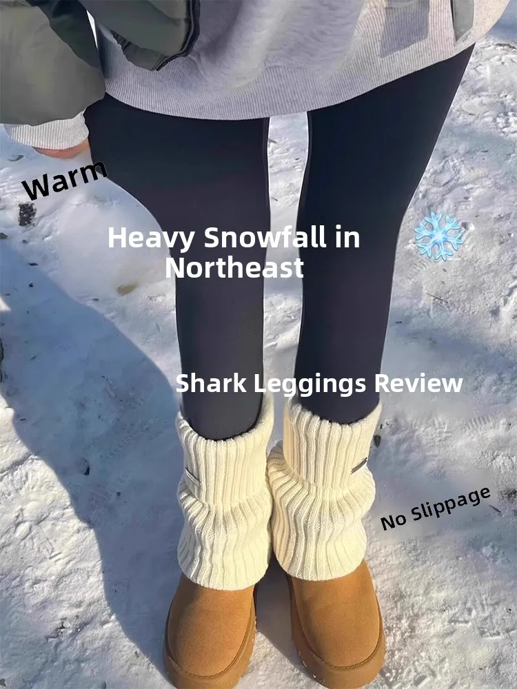 Pantalones de Yoga Thi, cintura alta, siete/nueños puntos, Fitn, nailon, LICRA, forro de Fce, cálidos, adelgazantes, medias de invierno no esponjosas