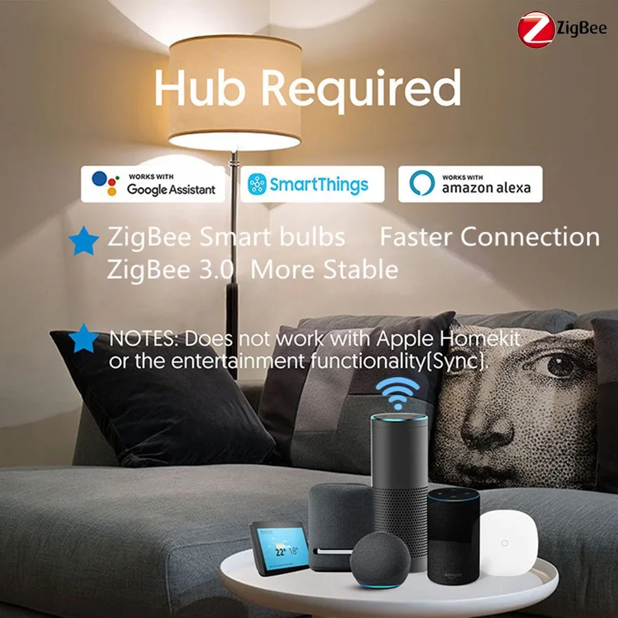 Zigbee-luz descendente LED inteligente con WiFi, foco regulable de 5W, 7W, 10W, 15W, Control por voz, funciona con Alexa y Google Home, Tuya