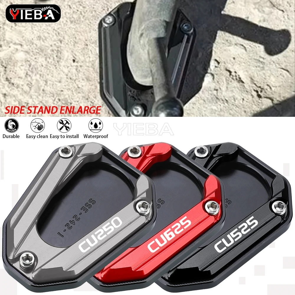 New For VOGE CU625 CU250 2025-2026 CU 625 2026 2025 Motorcycle Side Stand Enlarged Plate Kickstand Foot Side Stand Enlarger Pads