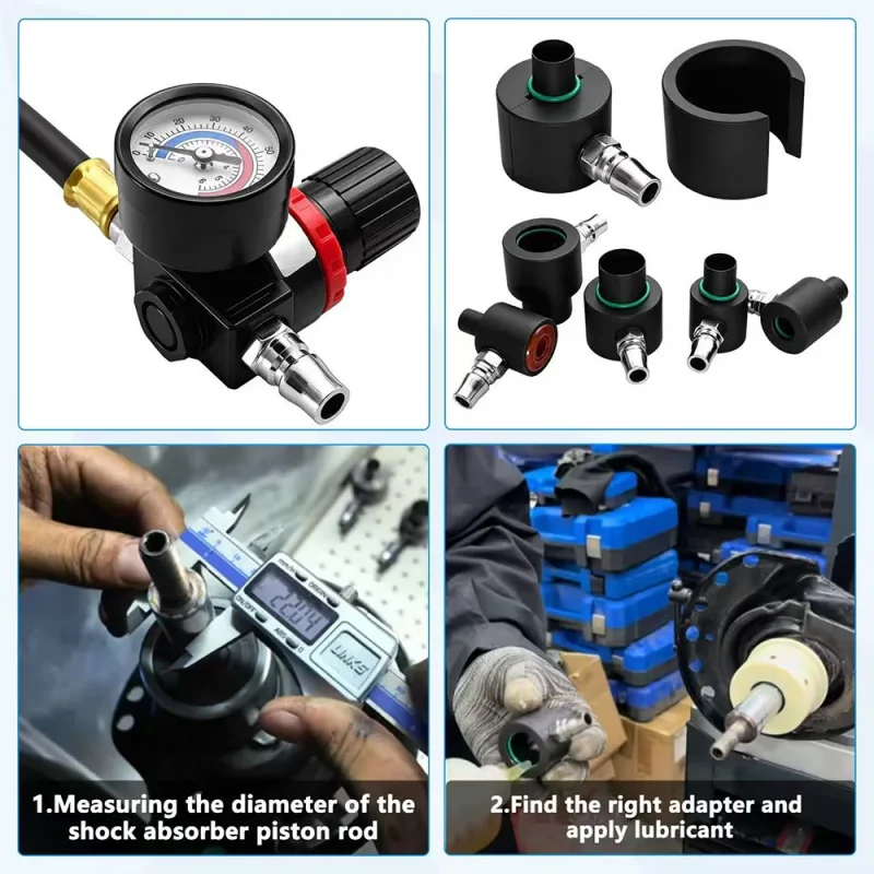 Automotive Shock Absorber Pressurization Nitrogen Filling Inspection and Suspension Inflation Chassis Maintenance Special Tool