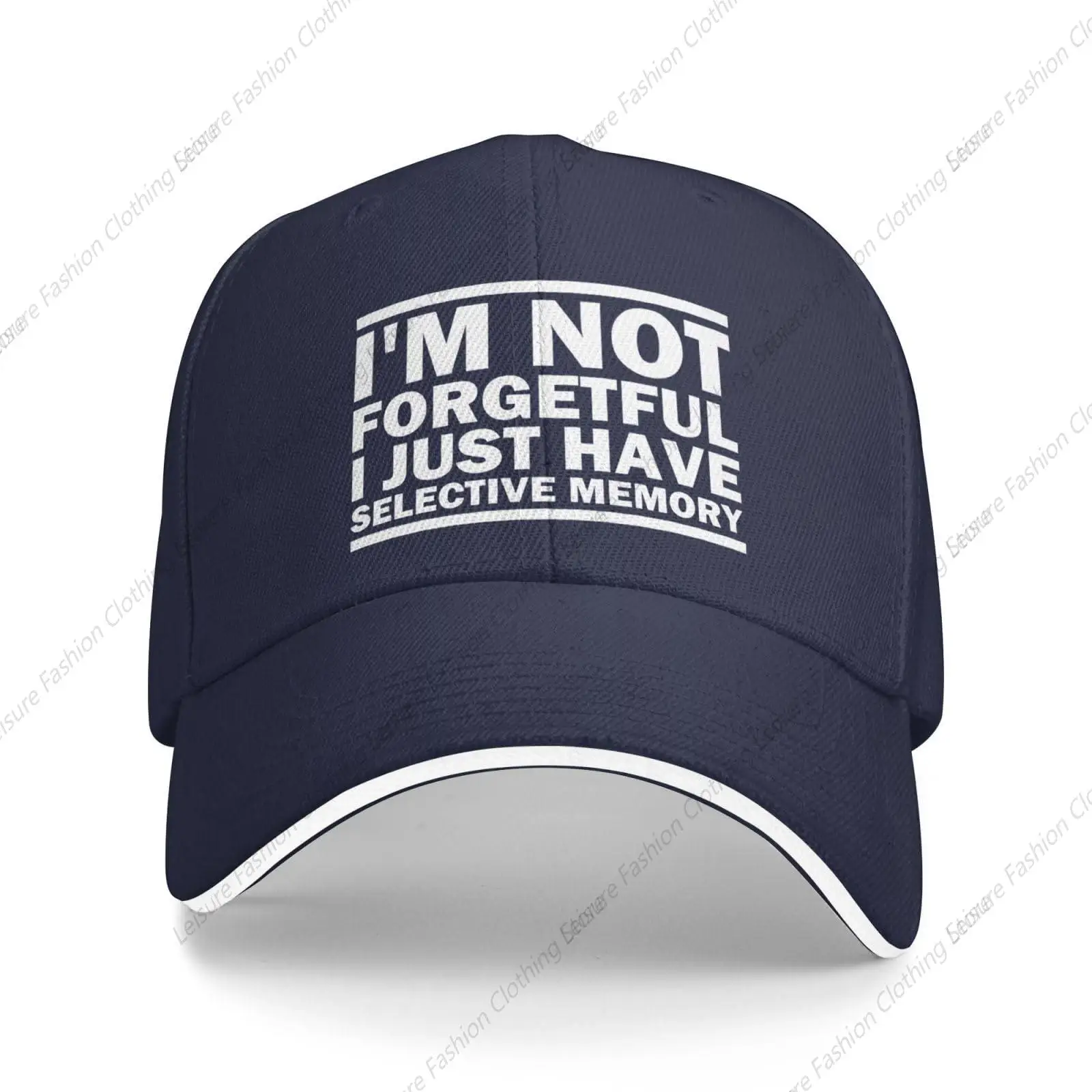 I'm Not Forgetful I Just Have Selective Memory Hat for Men Baseball Cap Vintage Hats