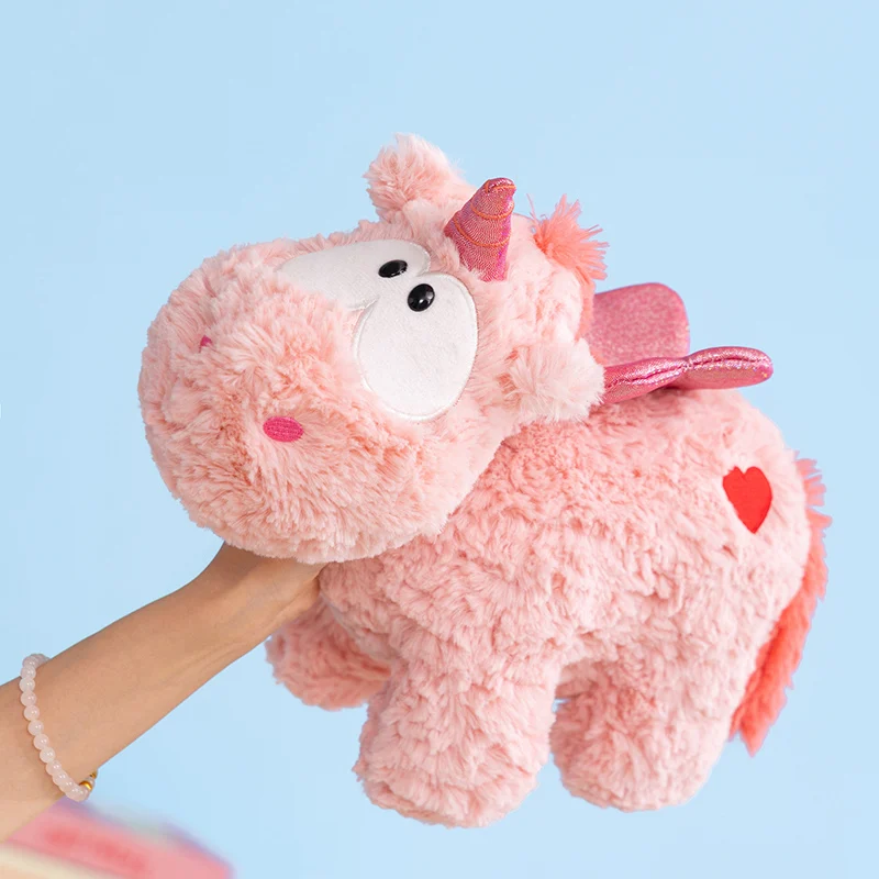 

18/28CM Pink Unicorn Plush Toy Pillow Cute Sleeping Stuffed Doll Animal Horse Soothing Birthday Creative Gift