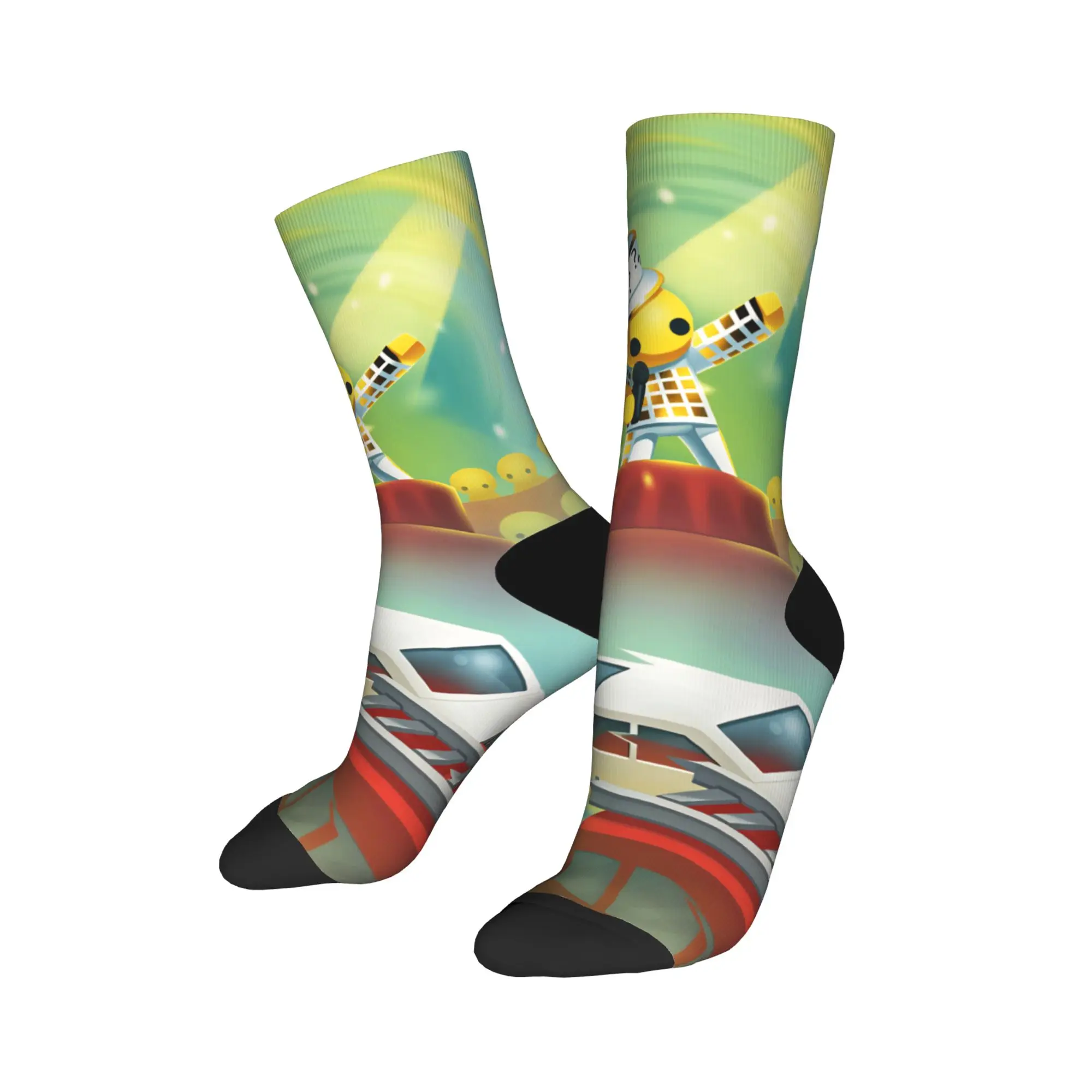 W-Wobbly L-Life Online Game Meias Padrão Moda Meias Primavera Meias Antiderrapantes Homens Ao Ar Livre Meias Macias Quentes