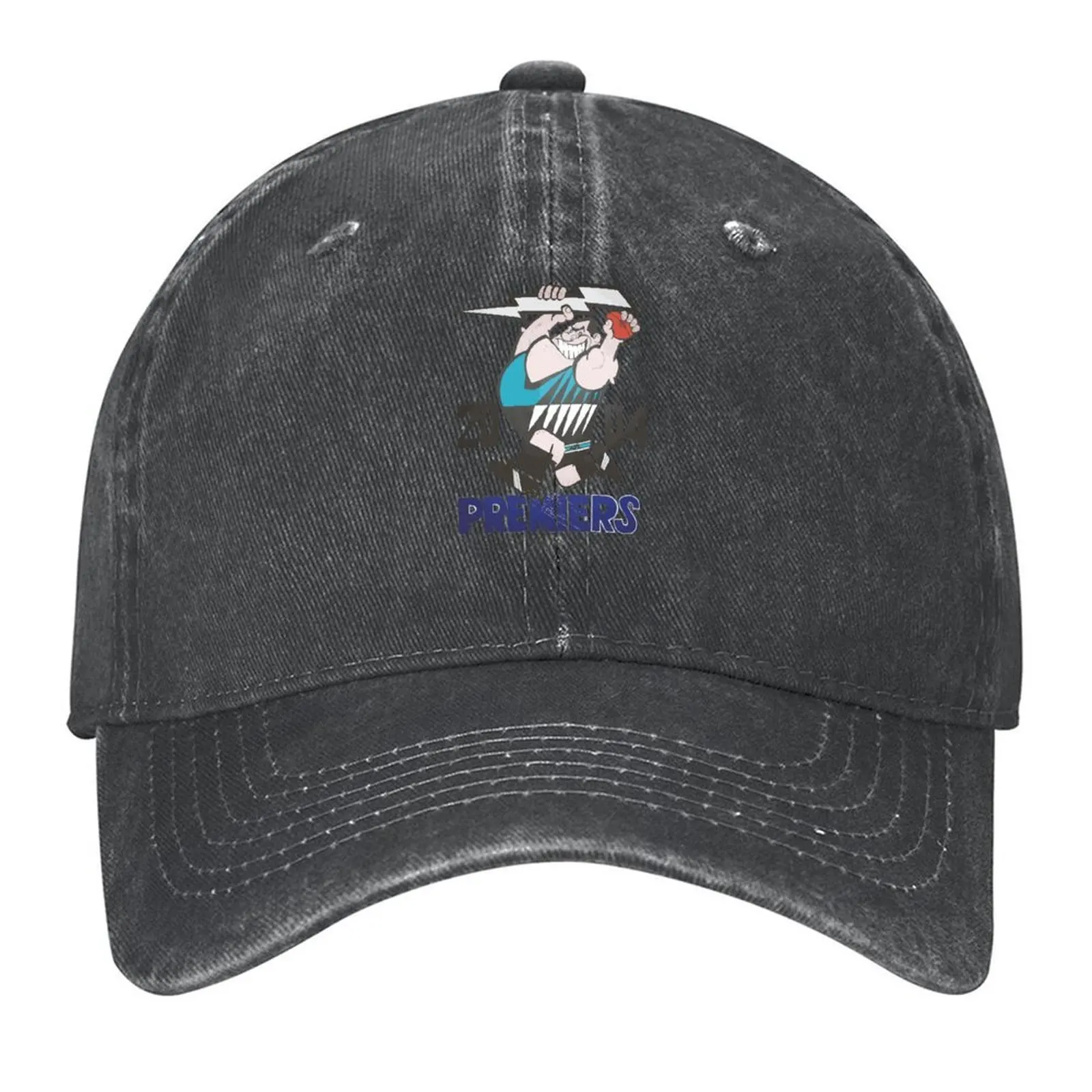 

Port Adelaide Power 2004 Premiers Baseball Cap cute hats for men Beach Bag Streetwear Caps Male Women's