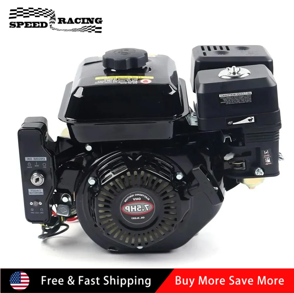 7.5 HP Gas Engine with Electric Starter by Engine