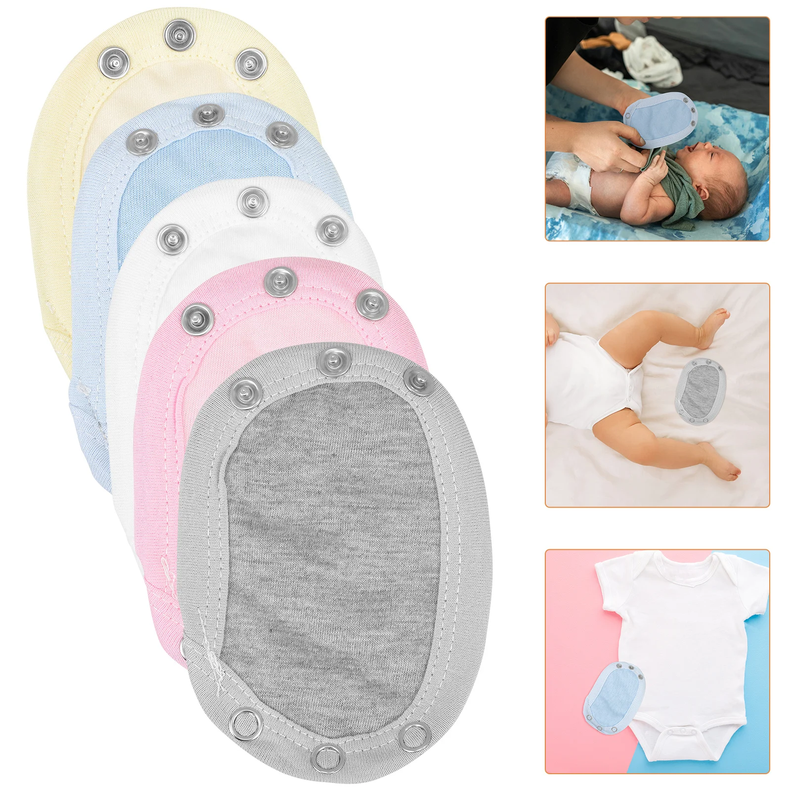 5 قطع من القطن الموسع بطبقة مزدوجة لبدلة رومبير مريحة وناعمة #1