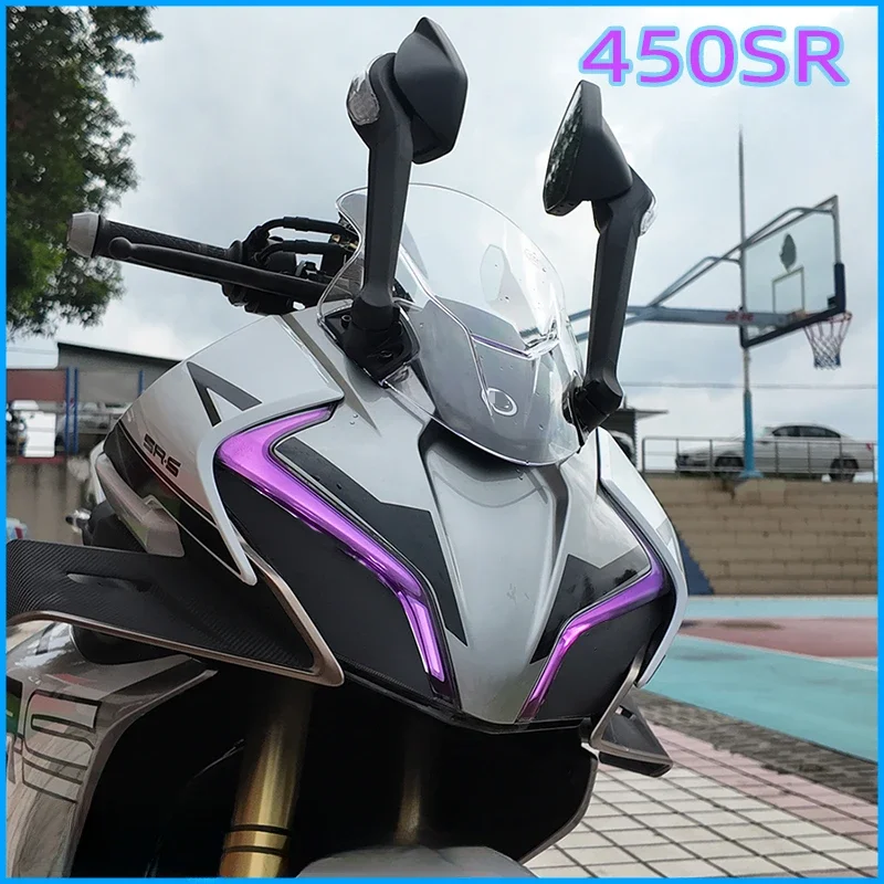 For CFMOTO 450SR CF450 SR Motorcycle Accessories Headlight Protection Sticker Headlights Eye Body Sticker