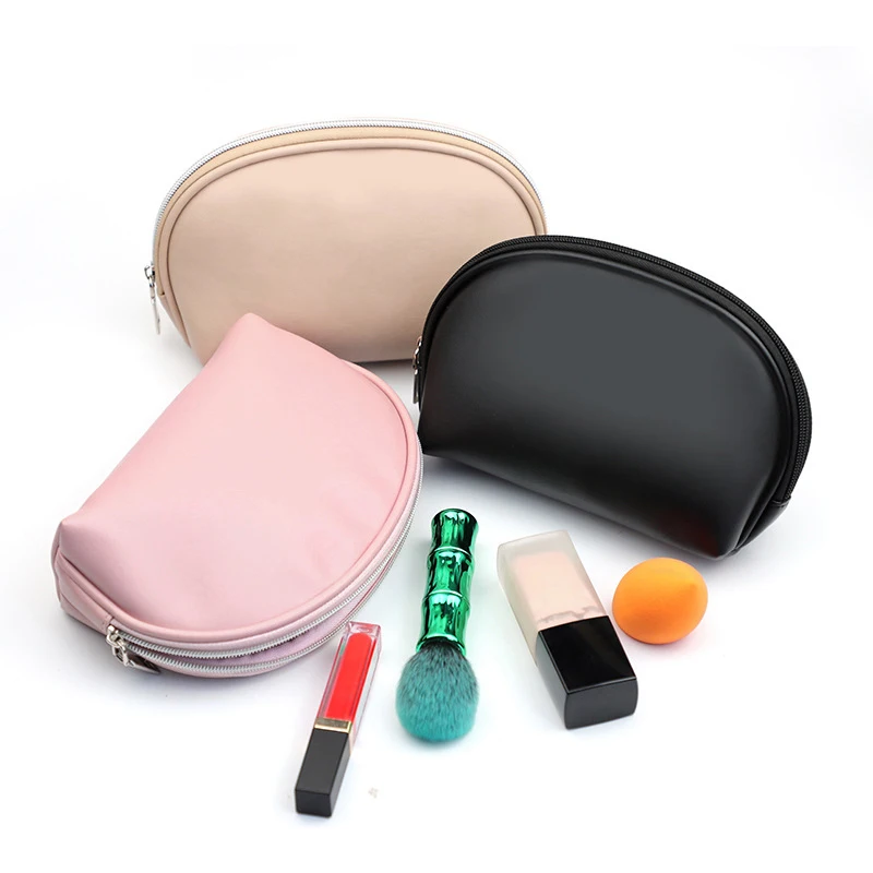 Tas penyimpanan kosmetik wanita, tas kosmetik kecil lucu tahan air wanita Makeup Organizer alat lipstik alis sederhana kantong penyimpanan