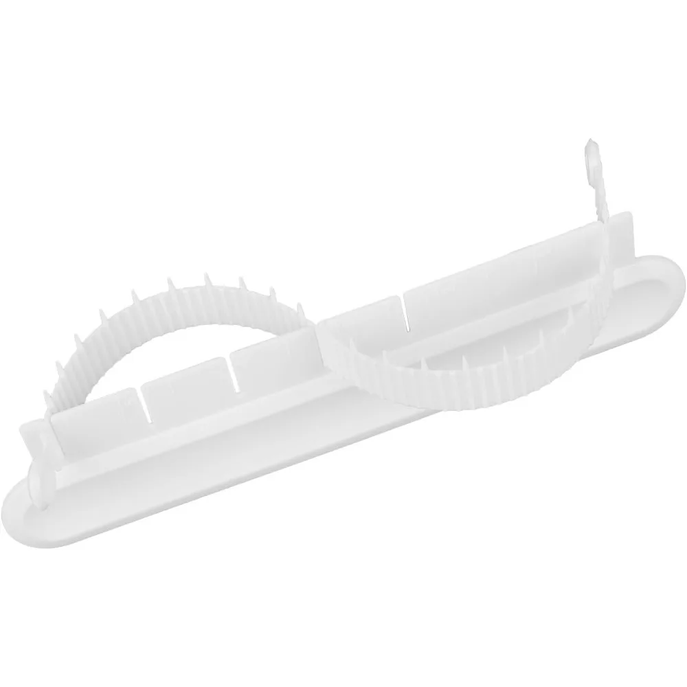 

Fondant Cake Arc Ruler, Adjustable Premium Plastic Decorative Marking Divider Leveler Aid Cake Arch Guide Tool Baking Measuring