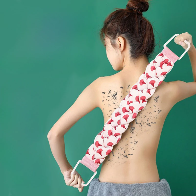 

Body Sponge Coarse Sand Brushes Bath Towels Scrubber Rubbing Back Peeling Massage Shower Belt Extended Skin Clean Brushes