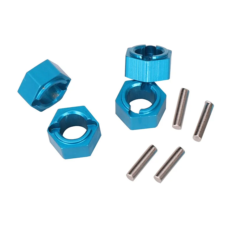 Wltoys-rueda hexagonal de aluminio para coche teledirigido, piezas de actualización de 7mm, A949-11 de montaje de asiento hexagonal, para Wltoys