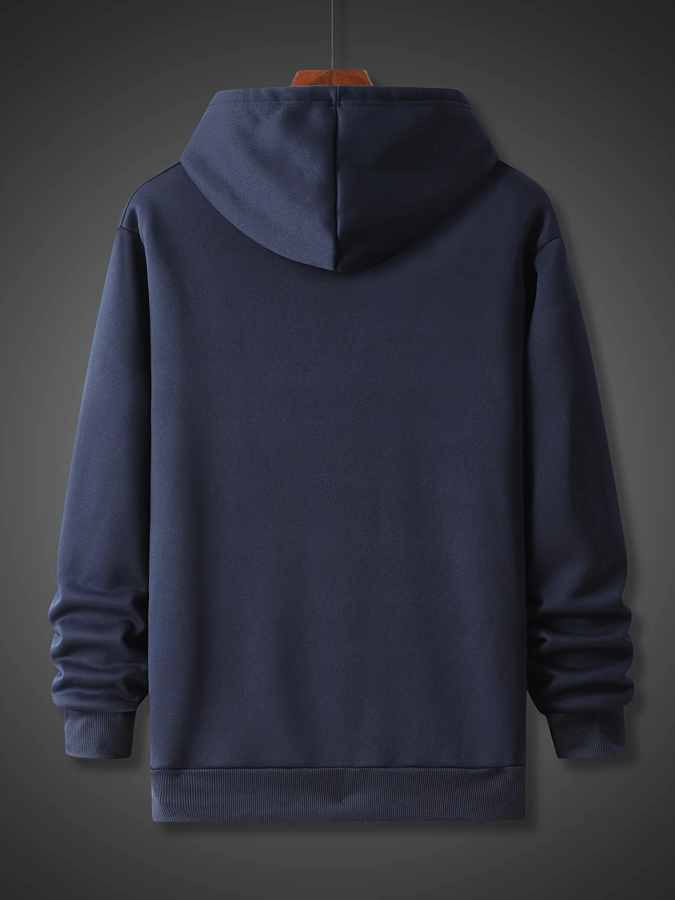 Men Cute Outline Dachshund Graphic Hoodie Kangaroo Pocket Pullover Hooded Sweatshirt Pet Lover Casual Street Fashion Loose Hoody