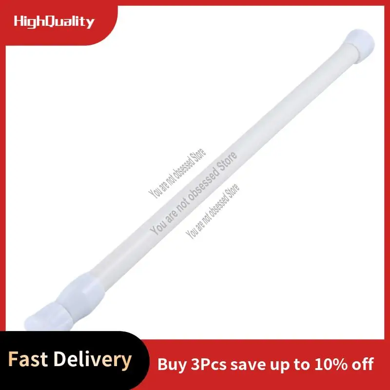 3 Pack Adjustable Extendable Small Tension Rod 11.8 Inch To 19.7 Inch, White-A57X